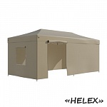 Тент-шатер быстросборный Helex 4362 3x6х3м, бежевый (полиэстер)